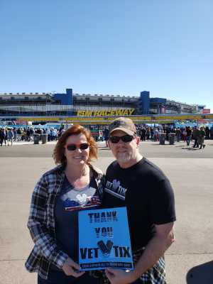 John attended TicketGuardian 500 NASCAR - ISM Raceway - Sunday Only on Mar 10th 2019 via VetTix 
