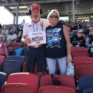 Roger Kaufman US Army 1SG RET attended TicketGuardian 500 NASCAR - ISM Raceway - Sunday Only on Mar 10th 2019 via VetTix 