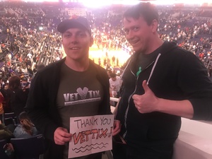 Garret attended Phoenix Suns vs. Houston Rockets - NBA on Feb 4th 2019 via VetTix 