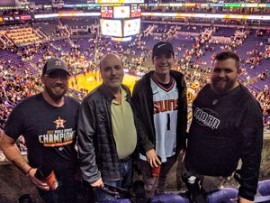 Kyle attended Phoenix Suns vs. Houston Rockets - NBA on Feb 4th 2019 via VetTix 