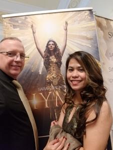 PAUL attended Hymn Sarah Brightman in Concert - Adult Contemporary on Feb 5th 2019 via VetTix 