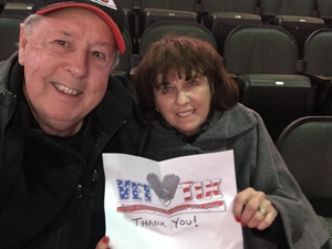 Clive attended Kelly Clarkson on Feb 7th 2019 via VetTix 