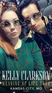 Ernest attended Kelly Clarkson on Feb 7th 2019 via VetTix 