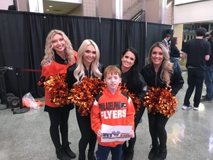 James attended Philadelphia Flyers vs. Vancouver Canucks - NHL on Feb 4th 2019 via VetTix 