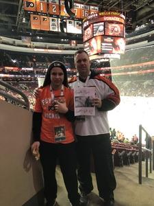 Eric attended Philadelphia Flyers vs. Vancouver Canucks - NHL on Feb 4th 2019 via VetTix 