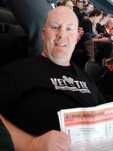 Jim attended Philadelphia Flyers vs. Vancouver Canucks - NHL on Feb 4th 2019 via VetTix 