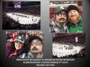 Ohio State Buckeyes vs. Michigan State University - NCAA Men's Hockey