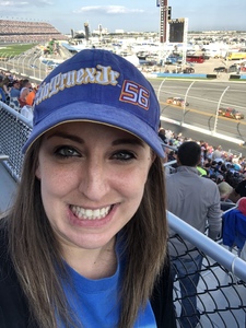Danielle attended 61st Annual Monster Energy Daytona 500 - NASCAR Cup Series on Feb 17th 2019 via VetTix 