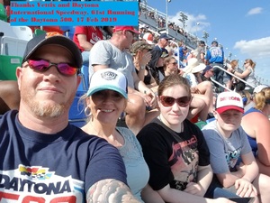 Michael attended 61st Annual Monster Energy Daytona 500 - NASCAR Cup Series on Feb 17th 2019 via VetTix 
