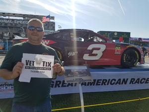 Dan attended 61st Annual Monster Energy Daytona 500 - NASCAR Cup Series on Feb 17th 2019 via VetTix 