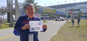 Raymond attended 61st Annual Monster Energy Daytona 500 - NASCAR Cup Series on Feb 17th 2019 via VetTix 