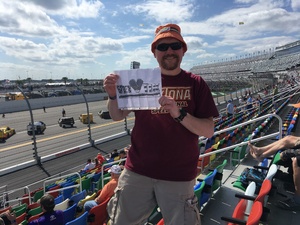 Jason attended 61st Annual Monster Energy Daytona 500 - NASCAR Cup Series on Feb 17th 2019 via VetTix 