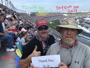 Richard attended 61st Annual Monster Energy Daytona 500 - NASCAR Cup Series on Feb 17th 2019 via VetTix 
