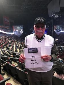 Larry attended Kiss: End of the Road World Tour on Feb 13th 2019 via VetTix 