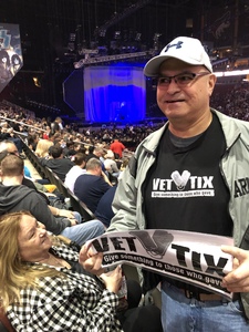 George attended Kiss: End of the Road World Tour on Feb 13th 2019 via VetTix 