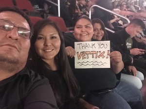Kendall attended Kiss: End of the Road World Tour on Feb 13th 2019 via VetTix 