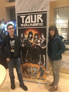 Kelly attended Kiss: End of the Road World Tour on Feb 13th 2019 via VetTix 