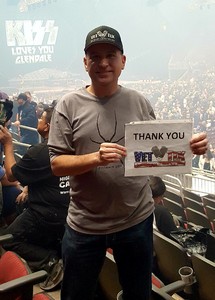 Manuel attended Kiss: End of the Road World Tour on Feb 13th 2019 via VetTix 