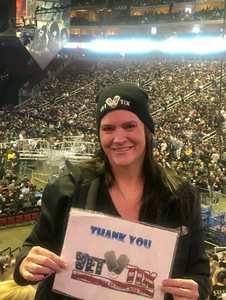Tina attended Kiss: End of the Road World Tour on Feb 13th 2019 via VetTix 