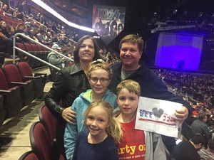 Christopher attended Kiss: End of the Road World Tour on Feb 13th 2019 via VetTix 