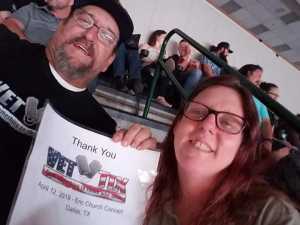 Stephanie attended Eric Church: Double Down Tour - Country on Apr 12th 2019 via VetTix 