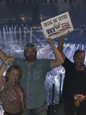 Brian attended Eric Church: Double Down Tour - Country on Apr 12th 2019 via VetTix 