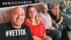 Ray attended Eric Church: Double Down Tour - Country on Apr 12th 2019 via VetTix 