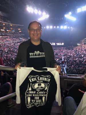 Norman attended Eric Church - Double Down Tour on May 17th 2019 via VetTix 