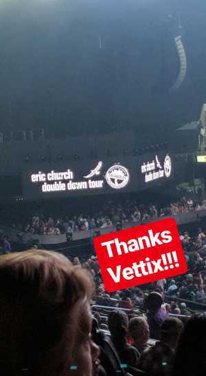 Lena attended Eric Church - Double Down Tour on May 17th 2019 via VetTix 