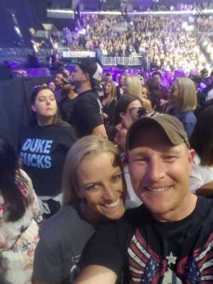 James attended Eric Church - Double Down Tour on May 17th 2019 via VetTix 