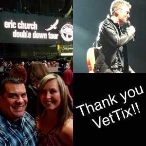 Marcos attended Eric Church - Double Down Tour on May 17th 2019 via VetTix 
