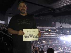 Jeremy attended Eric Church - Double Down Tour on May 17th 2019 via VetTix 