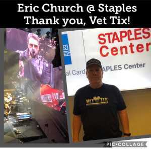 bob attended Eric Church Double Down Tour on May 18th 2019 via VetTix 