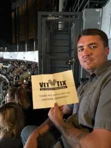 Jonathan attended Eric Church Double Down Tour on May 18th 2019 via VetTix 