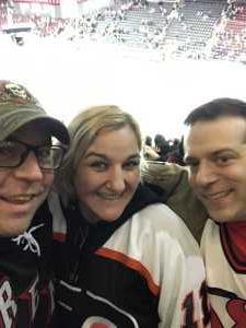 Aaron attended New Jersey Devils vs. Philadelphia Flyers - NHL on Mar 1st 2019 via VetTix 