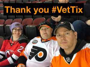 Art attended New Jersey Devils vs. Philadelphia Flyers - NHL on Mar 1st 2019 via VetTix 