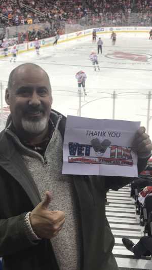 Charles attended New Jersey Devils vs. Philadelphia Flyers - NHL on Mar 1st 2019 via VetTix 