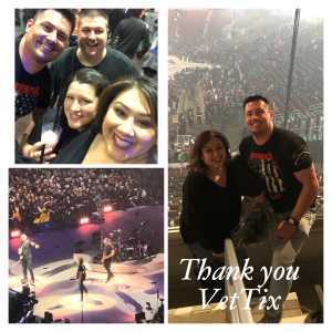 Michelle attended Metallica - Worldwired Tour on Mar 4th 2019 via VetTix 