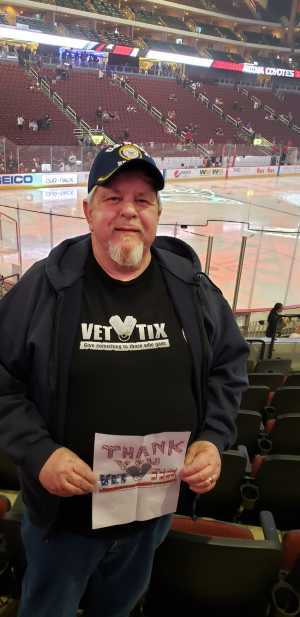 jerry attended Arizona Coyotes vs. Los Angeles Kings - NHL on Apr 2nd 2019 via VetTix 