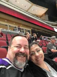 Randy attended Arizona Coyotes vs. Los Angeles Kings - NHL on Apr 2nd 2019 via VetTix 