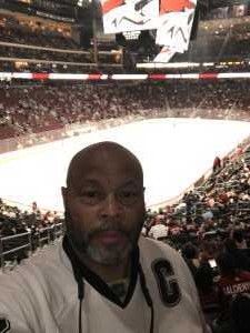 Harvey attended Arizona Coyotes vs. Los Angeles Kings - NHL on Apr 2nd 2019 via VetTix 