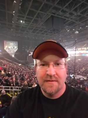 Frank attended Kiss End of the Road World Tour on Feb 27th 2019 via VetTix 
