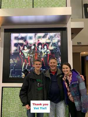 Philip attended Kiss End of the Road World Tour on Feb 27th 2019 via VetTix 