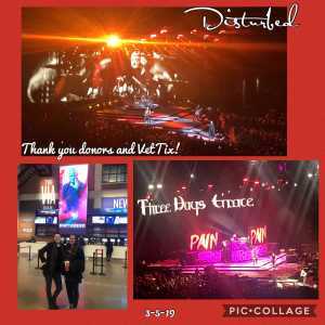 Jean attended Disturbed: Evolution World Tour on Mar 5th 2019 via VetTix 