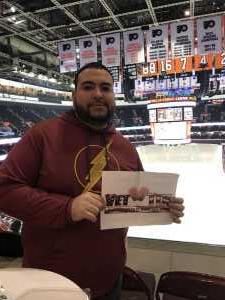 Pablo attended Philadelphia Flyers vs. Washington Capitals - NHL on Mar 6th 2019 via VetTix 