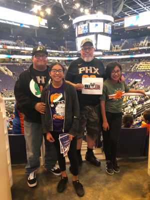 Louis attended Phoenix Suns vs. New York Knicks - NBA on Mar 6th 2019 via VetTix 