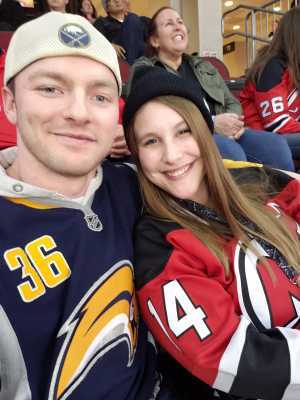 Aaron attended New Jersey Devils vs. Buffalo Sabres - NHL on Mar 25th 2019 via VetTix 