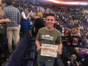 Garret attended Phoenix Suns vs. Washington Wizards - NBA on Mar 27th 2019 via VetTix 
