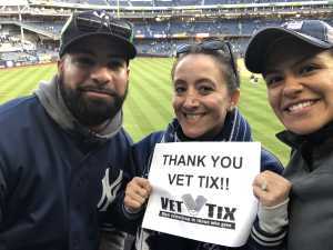 Jennifer attended New York Yankees vs. Detroit Tigers - MLB on Apr 3rd 2019 via VetTix 