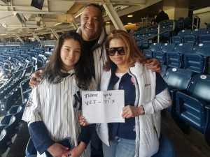 EDWIN attended New York Yankees vs. Detroit Tigers - MLB on Apr 3rd 2019 via VetTix 